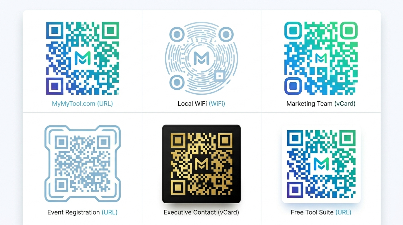 Gallery of custom designed QR codes