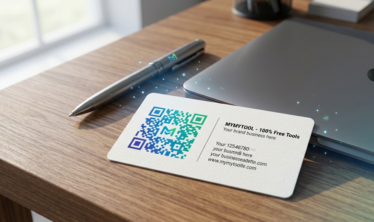 QR code on business card