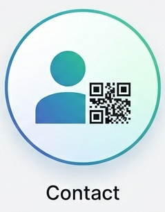 Contact vCard QR code