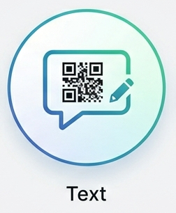 Text QR code